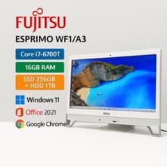 富士通 一体型 WF1/A3 i7-6700T 16gb 256gb+1TB - メルカリ
