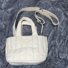 HUNTER イントレピッド パファー トート ショルダー 2WAY 白のサムネイル
