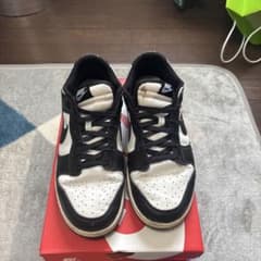 NIKE Dunk Low Black White スニーカーのサムネイル