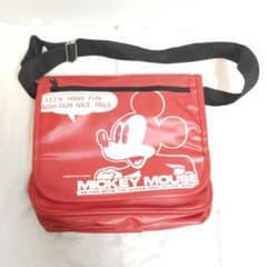 Retro vintage Mickey Mouse cross-body messenger bag