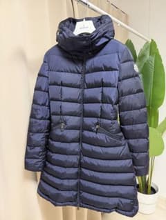 極美品】MONCLER フラメッテ ダウンジャケット ネイビー0 - メルカリ