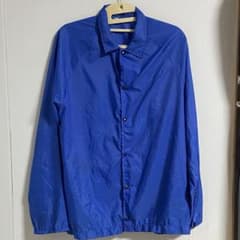 90s ヴィンテージ　ナイロンジャケット　ブルー　Mサイズ