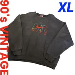 90's vintage "NIKE"マルチカラースウェットトレーナー XL
