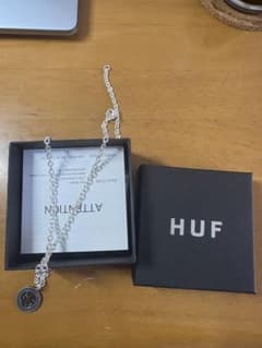 HUF シルバーチェーンネックレスのサムネイル