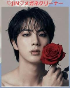 ❀訳あり商品❀BTS♡ JIN ♡メガネクリーナー BTS♡JIN♡メガネクリーナー - メルカリ