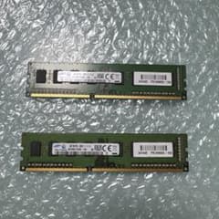 Samsung PC3-12800U 4GB メモリ 2枚 中古のサムネイル