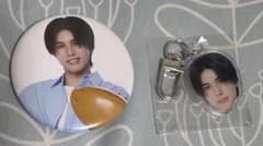 KO1KEYZ 後藤結 顔面アクリルキーホルダー&缶バッチセットのサムネイル
