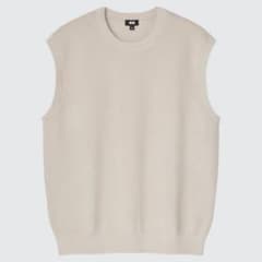 UNIQLO ウォッシャブルオーバーサイズニットベストのサムネイル