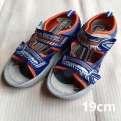 TIME ATTACK サンダル 19cm 青オレンジのサムネイル
