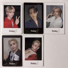 Straykids フィリックス 展覧会 アーカイブフォトカード トレカ 5枚