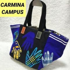 CARMINA CAMPUS カルミナカンプス トートバッグ 総柄 レディース