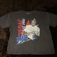 2PAC グラフィックTシャツ XLサイズ グレーのサムネイル