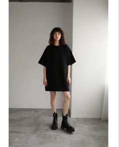 ellie ポンチミニワンピース ELLIE】ポンチミニワンピース BLACK - メルカリ