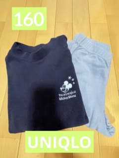 ユニクロフリースパジャマ160 ミッキーのサムネイル