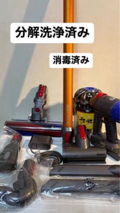 ダイソン v8 fluffy コードレス掃除機 付属品多数 バッテリー交換必要