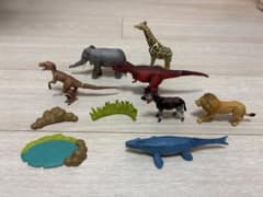 アニア フィギュア 10点セット 恐竜 ゾウ キリン ライオン クジラ オカピのサムネイル