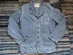 KAPITAL ストライプカバーオール　デニム