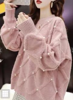 GRLパールニットトップスのサムネイル