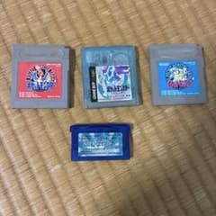 ポケットモンスター ゲームボーイ ソフト 4本セットのサムネイル