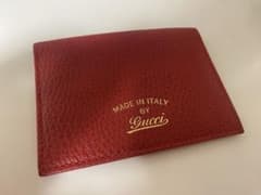 GUCCI パスケース レッド 赤のサムネイル