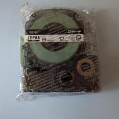 TEPRA SS12K ブラックラベルテープ 12mmのサムネイル