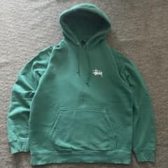 Stussy ステューシー パーカー グリーン Lのサムネイル