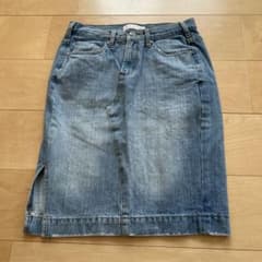 デニム タイトスカート スリット入りのサムネイル