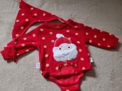 専用です!【美品】サンタクロース服　80サイズのサムネイル