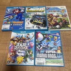 【動作確認済】WiiU ゲームソフト　まとめ売りのサムネイル