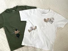 onepieace 刺繍Tシャツ 140cm ルフィ＆ゾロ2枚セットのサムネイル