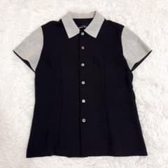 tricot COMME des GARÇONS 半袖ブラウス バイカラー 美品 tricot COMME des GARÇONS 半袖ブラウス バイカラー 美品 - メルカリ