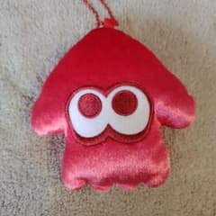 スプラトゥーン イカ ぬいぐるみコインケース レッドのサムネイル