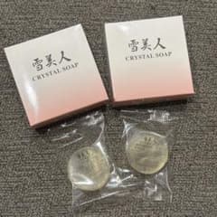 雪美人 クリスタルソープ 90g 2個セット 雪美人 クリスタルソープ 90g 2個 - メルカリ