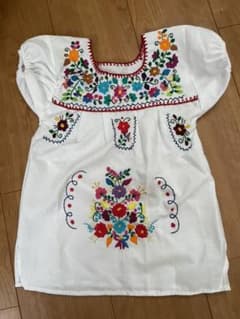 メキシコ刺繍ワンピース　80〜90のサムネイル