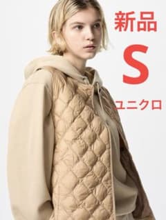 未使用品UNIQLO × Theory キルティングベスト レディースS 新品 ユニクロ パフテックキルティングベスト/ウォームパデッド