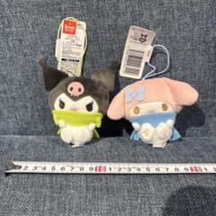【現品限り】マイメロディ　クロミ　大きなマフラーマスコット　2点セット