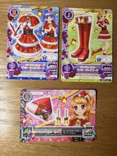 アイカツ！　カード　ジングルベルのラブリーサンタのサムネイル