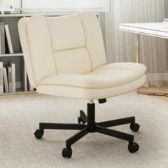 デスクチェア あぐらチェア 重力ロック PUレザー 90°~105° - メルカリ