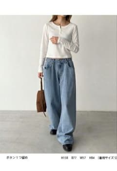 完売品 CANALJEAN diggityボタンポケットデニムパンツ Sサイズ - メルカリ