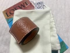 LOEWE スラップ ブレスレット アナグラム ブラウンのサムネイル