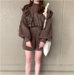 あいねねコラボ あいねねフリルニット Heatherのサムネイル