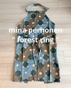 ミナペルホネン forest life エプロン　【 M 新品✨】 ミナペルホネン ⚮̈﻿ 特別アイテム エプロン forest ring 正規品