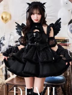 ❤︎Malymoon コスプレ 悪魔 黒‪‪❤︎‬ - メルカリ‬