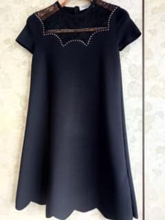 VALENTINO レース スタッズ ワンピース ブラック S VALENTINO レース スタッズ ワンピース ブラック S - メルカリ