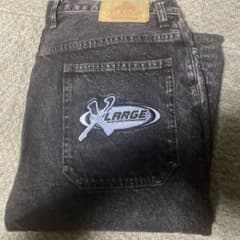 XLARGE ブラックデニムパンツのサムネイル