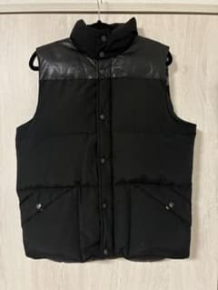 Penfield EDIFICE 別注 60/40 ダウンベスト 本革 黒 - メルカリ