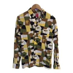 A￼￼ BATHING APE シャツ　総柄のサムネイル