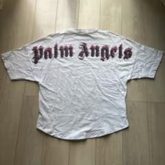 激レア】Palm Angels 半袖 Tシャツ ビッグロゴ プリント ホワイト 