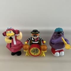 マクドナルド ミールトイ たのしいマックバンド 3体セット ハッピー