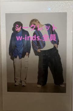 w-inds.フォトカード（シークレット2枚） w-inds. 全員 インスタント フォトカード シークレット キラキラ レア